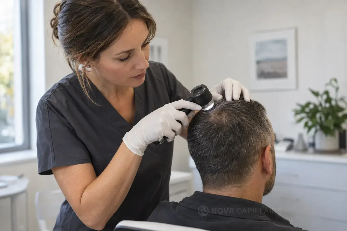 Folliculite décalvante : traitements et place de la greffe de cheveux