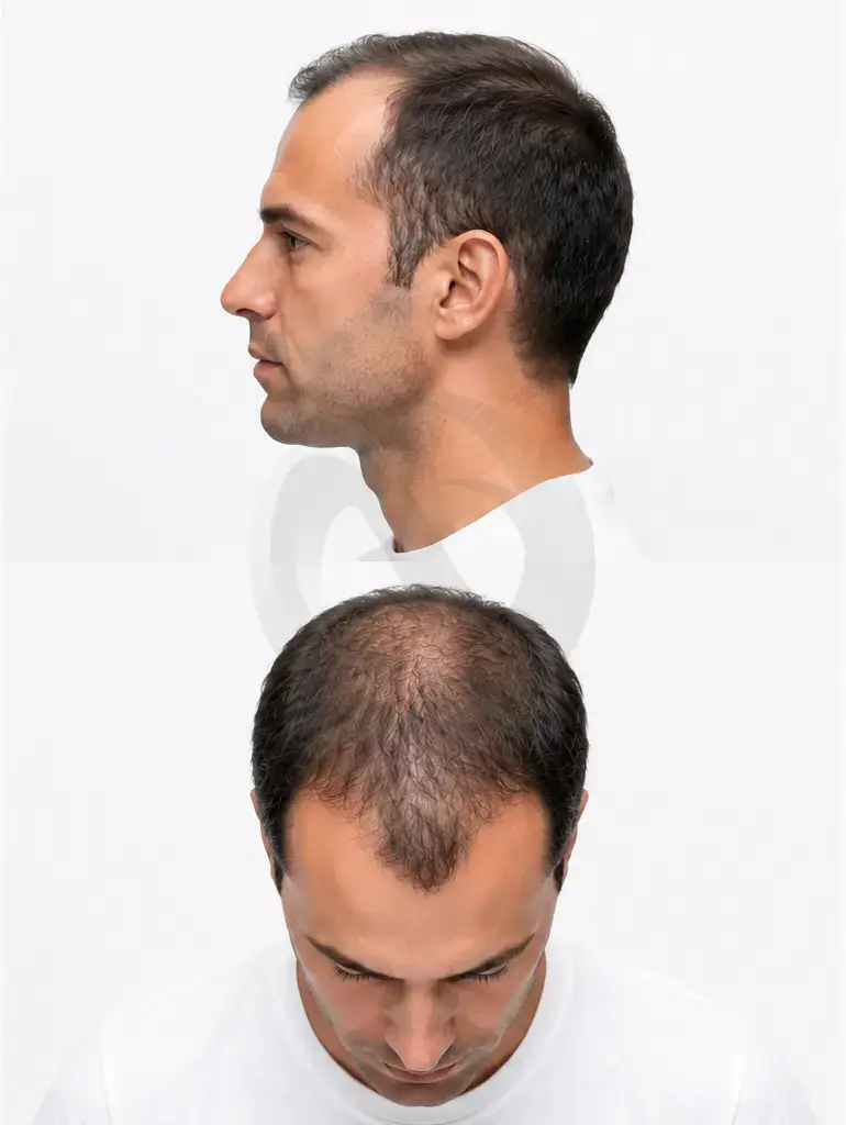 Greffe de cheveux Stade 3 Norwood