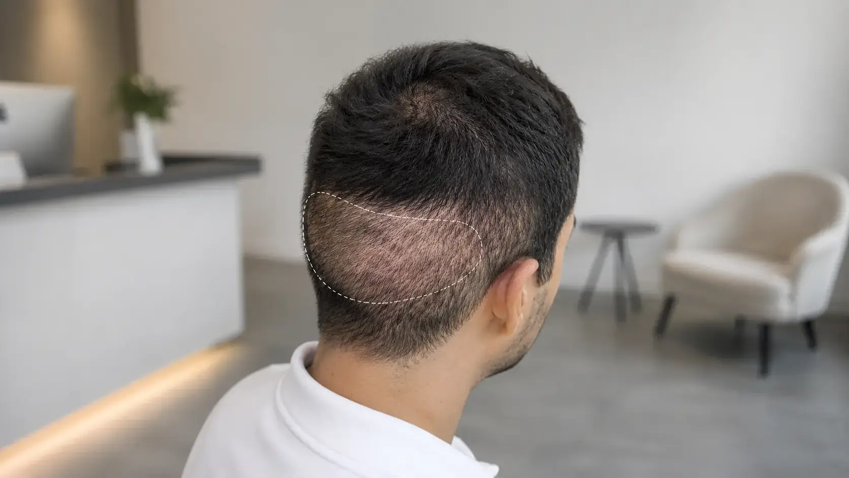 Exemple de zone donneuse surexploitée